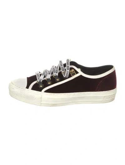 Pre-owned Dior Walk'n' Sneakers In Red