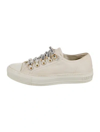 Pre-owned Dior Walk'n' Sneakers In White