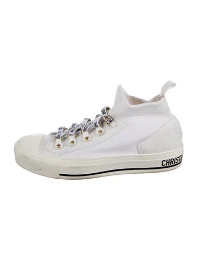 Pre-owned Dior Walk'n' Sneakers In White