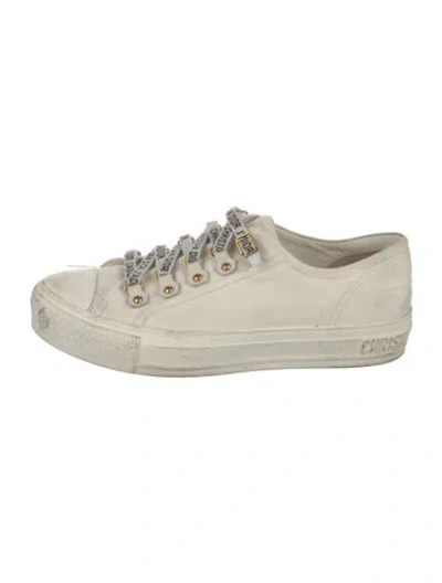 Pre-owned Dior Walk'n' Sneakers In White