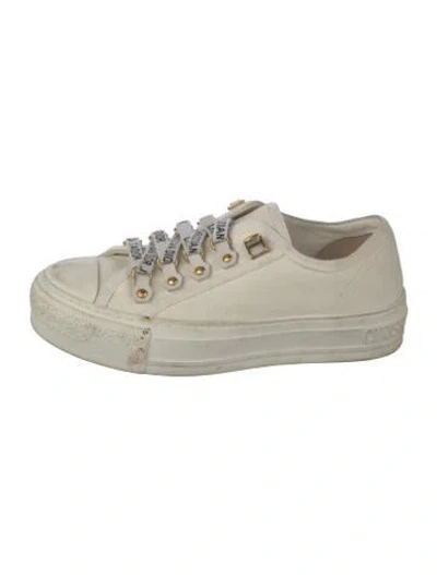 Pre-owned Dior Walk'n' Sneakers In White