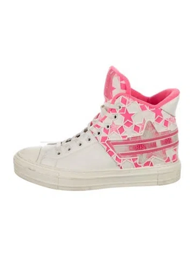Pre-owned Dior Walk'n' Star Athletic Sneakers In Pink