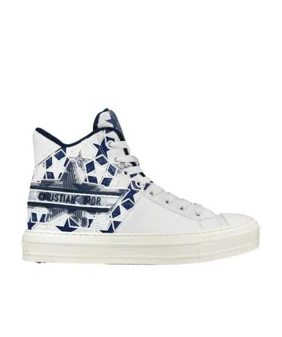 Dior Walk'n' Star Leisure Sneakers In White