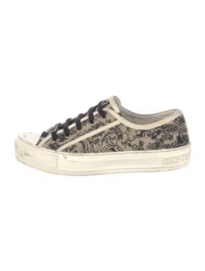 Pre-owned Dior Walk'n' Toile De Jouy Sneakers