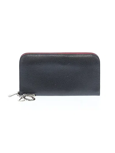 Pre-owned Dior Wallet In Blue