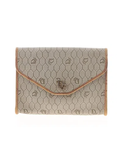 Pre-owned Dior Wallet In Gold
