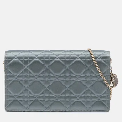 Pre-owned Dior Wallet On Chain