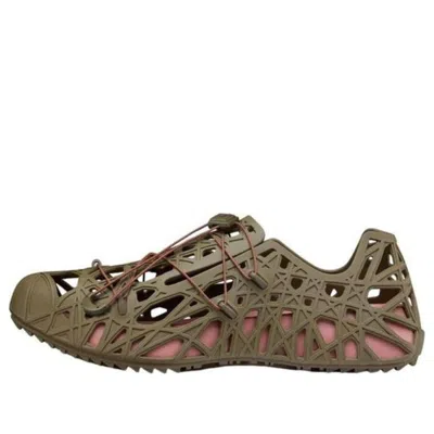 Dior Warp Sandal Khaki Cosmo Rubber In Brown