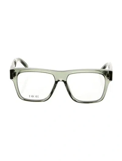 Pre-owned Dior Wayfarer Eyeglasses In Green