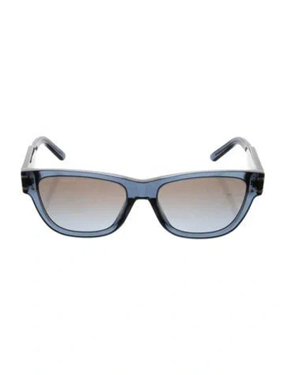 Pre-owned Dior Wayfarer Gradient Sunglasses In Blue/clear