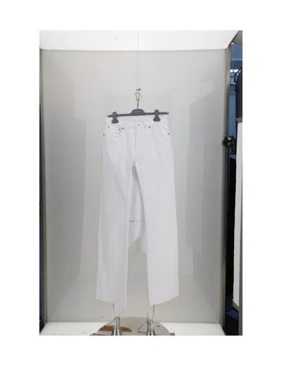 Dior White Cotton Jeans