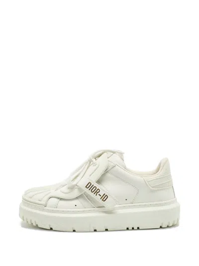 Pre-owned Dior White Lace-up Sneakers