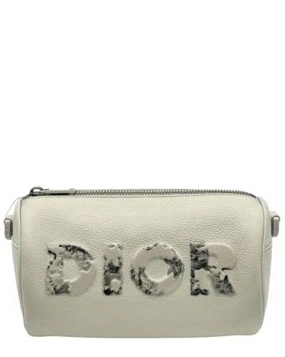 Dior White Leather Limited Edition White Bag - '10s (authentic Pre-loved)