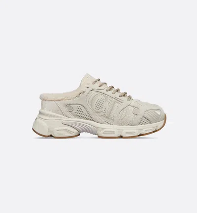Dior White Leather Sneakers In Neutral