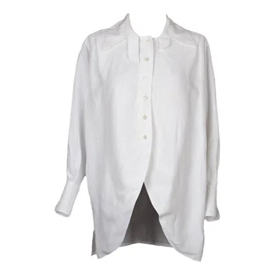 Pre-owned Dior White Linen Shirt