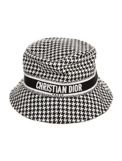 Pre-owned Dior White Patterned Hat