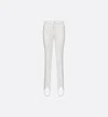 Dior White Polyamide Pants In White
