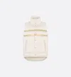 Dior White Polyester Vest In Neutral