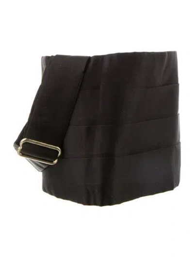 Pre-owned Dior Wide Belt In Black