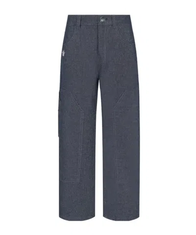 Dior Wide-leg Casual Pants In Black