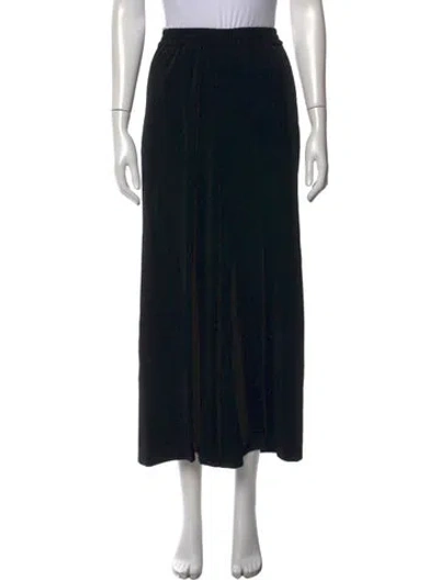 Pre-owned Dior Wide Leg Pants In Black