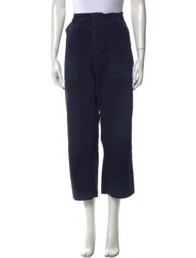 Pre-owned Dior Wide Leg Pants In Blue