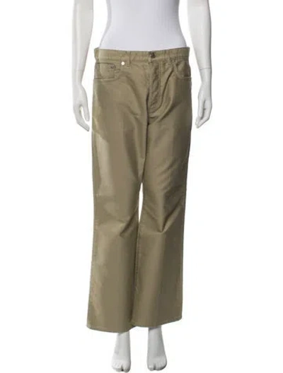 Pre-owned Dior Wide Leg Pants In Neutral