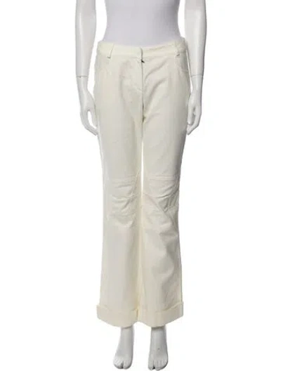 Pre-owned Dior Wide Leg Pants In Neutral