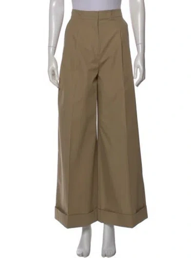 Pre-owned Dior Wide Leg Pants In Neutral