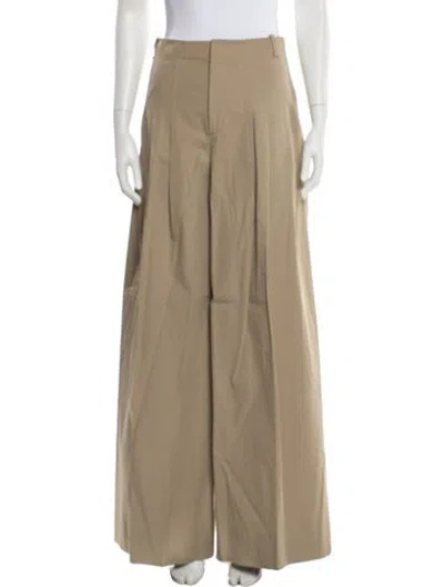 Pre-owned Dior Wide Leg Pants In Neutral