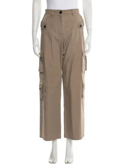 Pre-owned Dior Wide Leg Pants In Neutral