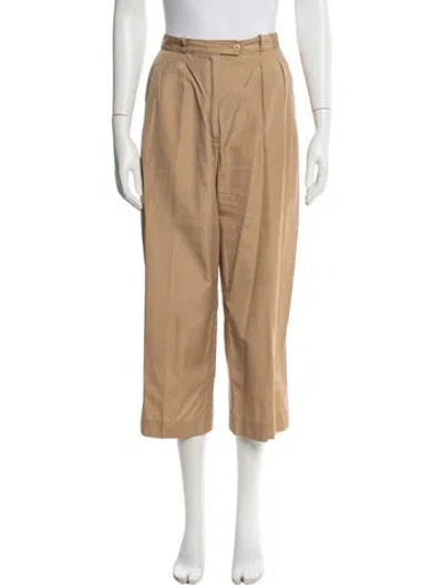 Pre-owned Dior Wide Leg Pants In Neutral