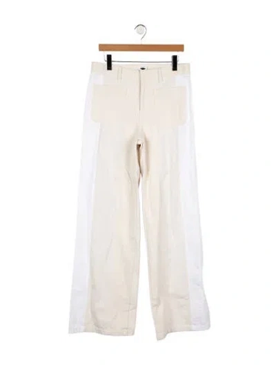 Pre-owned Dior Wide Leg Pants W/ Tags In White