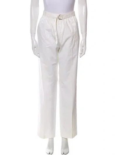 Pre-owned Dior Wide Leg Pants In White