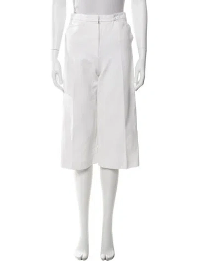 Pre-owned Dior Wide Leg Pants In White
