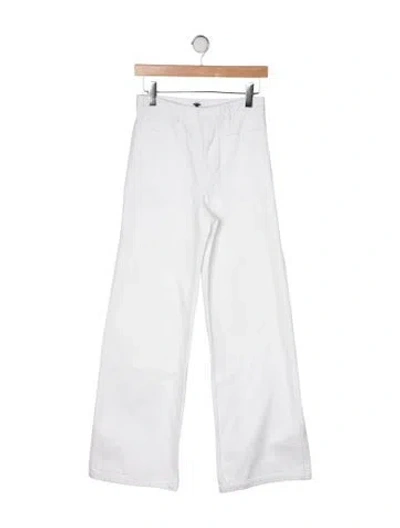 Pre-owned Dior Wide Leg Pants In White