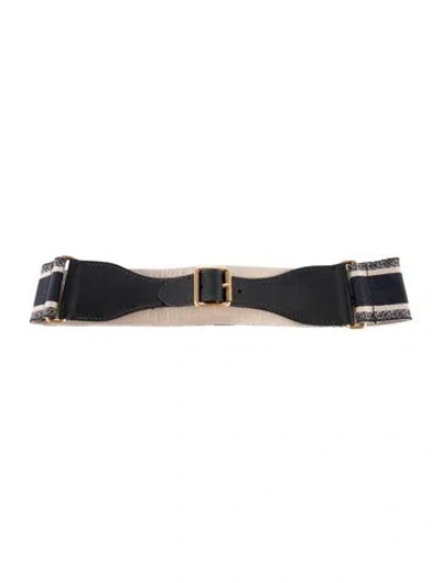 Pre-owned Dior Wide Waist Belt