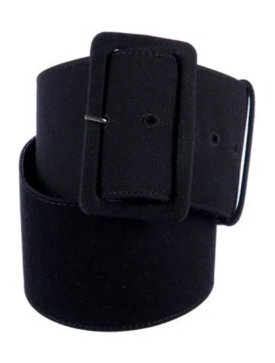 Pre-owned Dior Wide Waist Belt In Blue