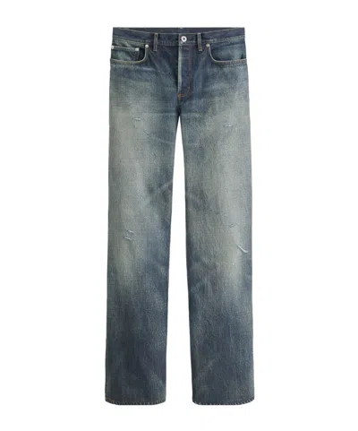 Dior Wide-leg Jeans In Blue