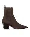 Dior Wild Heeled Ankle Boot In Brown