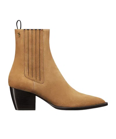 Dior Wild Heeled Ankle Boot In Brown