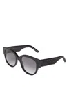 Dior Wil Bu Butterfly Sunglasses, 54mm In Shiny Black/gray Gradient