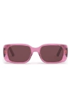 Dior Wil S2u 53mm Rectangular Sunglasses In Multi