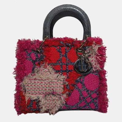 Pre-owned Dior With Croc Handle In Red