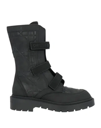 Dior Woman Ankle Boots Black Size 7 Rubber