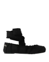 Dior Woman Ballet Flats Black Size 8 Cotton, Viscose In Black