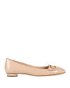 Dior Woman Ballet Flats Blush Size 5.5 Leather In Pink