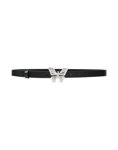 Dior Woman Belt Black Size 34 Leather