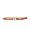 Dior Woman Belt Brown Size S Leather In Brown