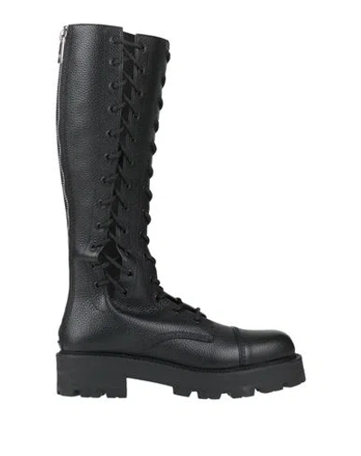 Dior Woman Boot Black Size 10 Calfskin